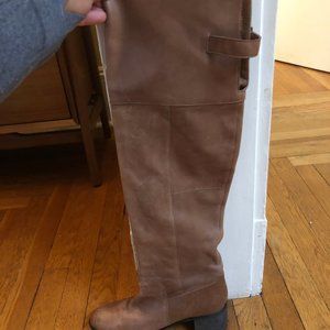 Aldo Knee High Brown Boots